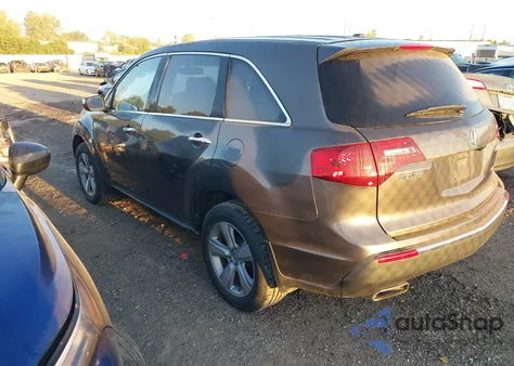 2012 Acura Mdx Technology Package z USA, uszkodzony, nr VIN 2HNYD2H33CH508426